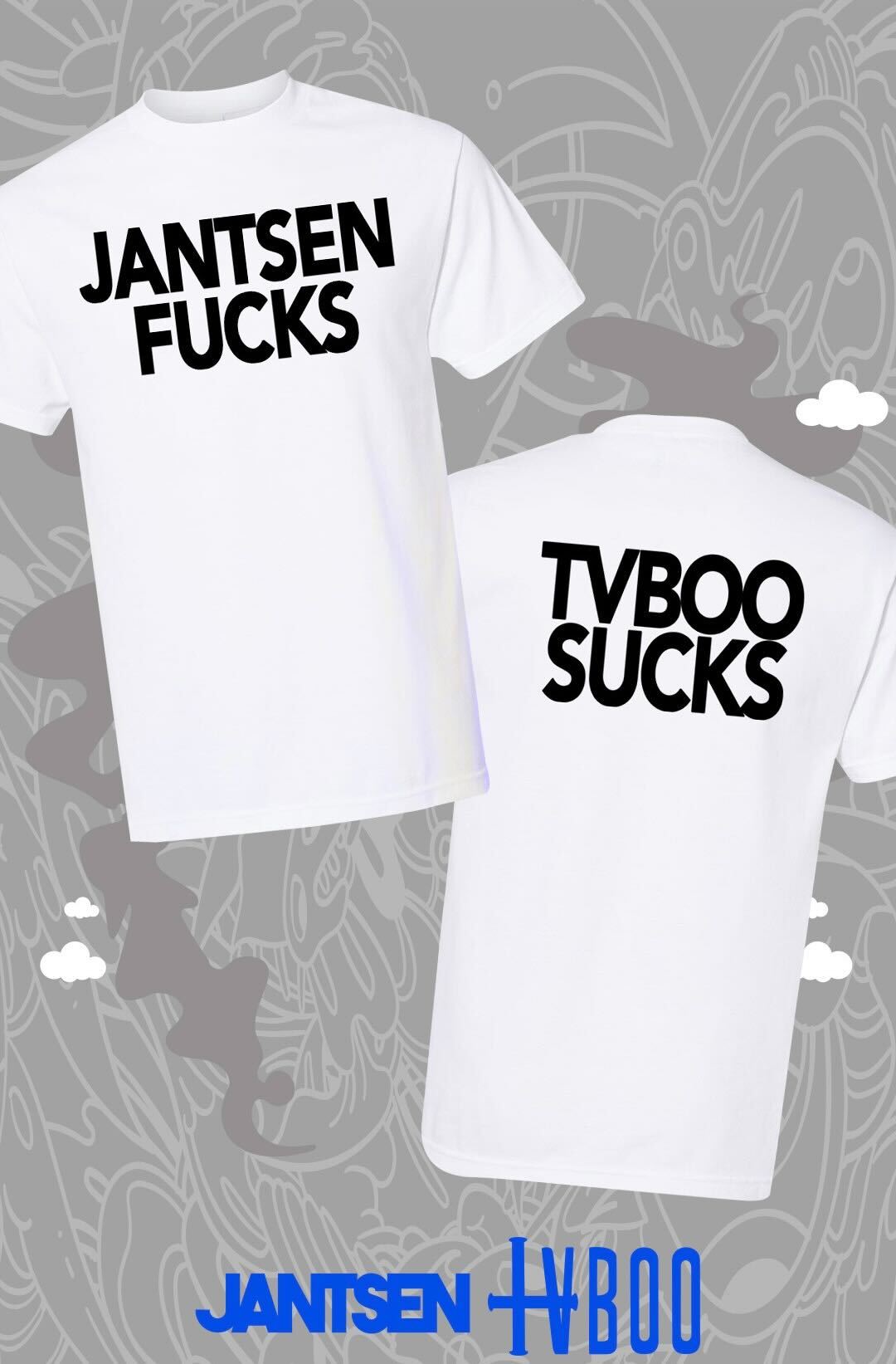 TVBOO SUCKS X JANTSEN FUCKS TEE