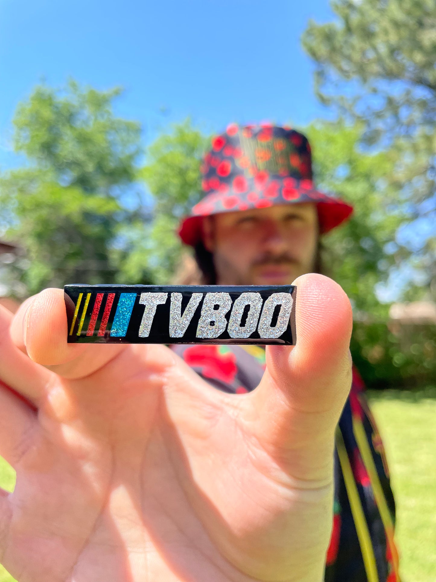 LE TVBOO NASCAR Enamel Pin