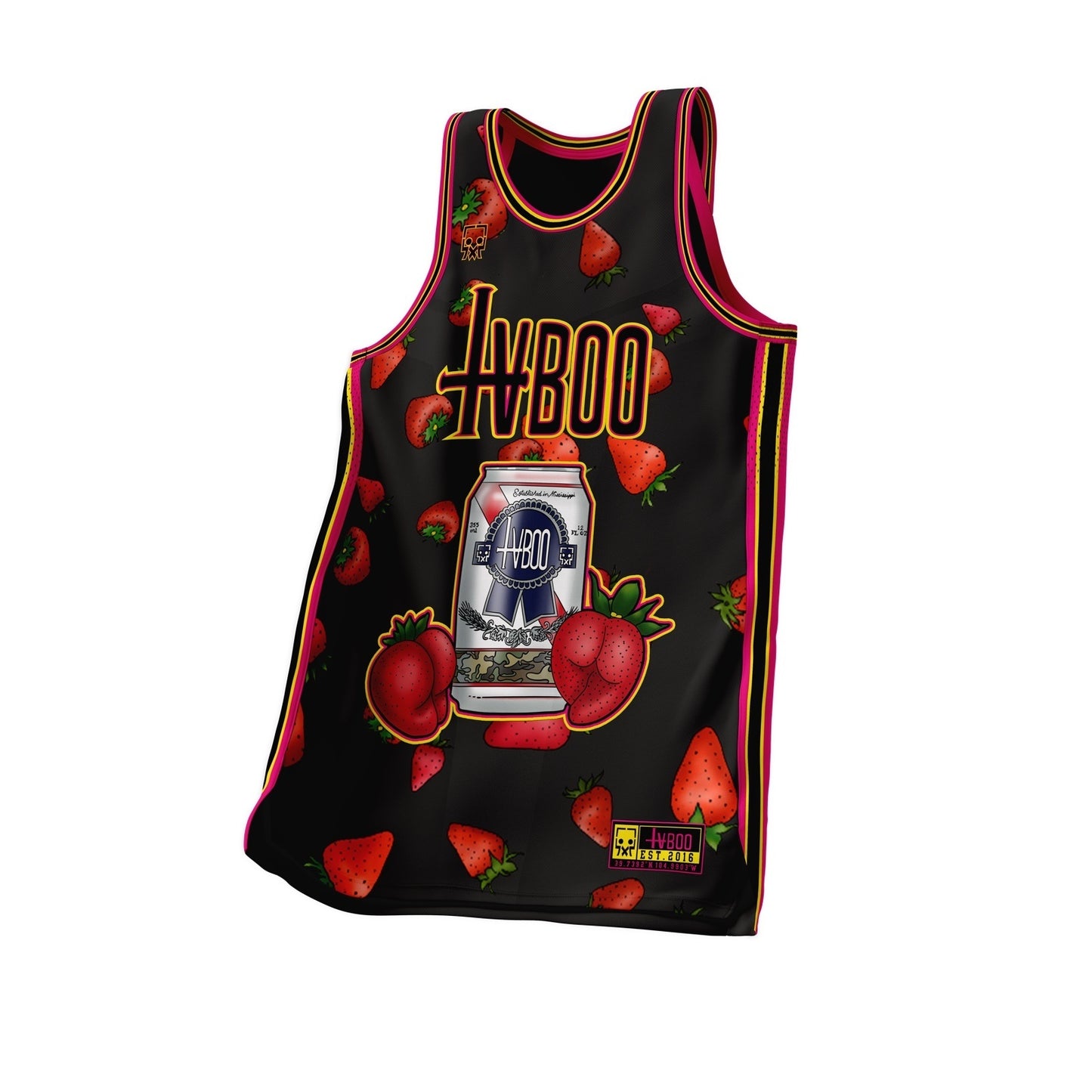 LE V3 Skrawberry Basketball Jersey [LOW STOCK]