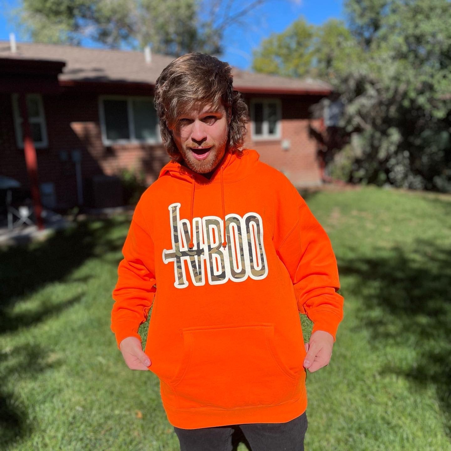 TVBOO Neon Orange Hoodie [ON SALE]